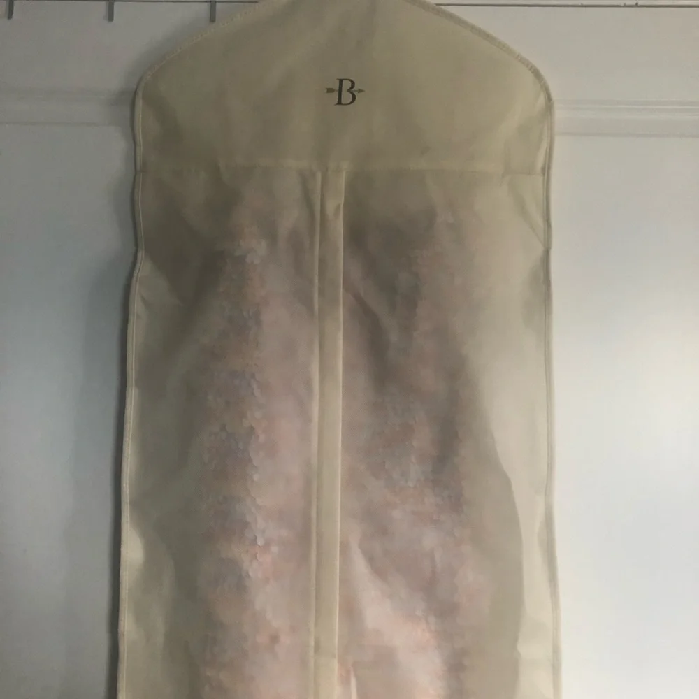 BHLDN Aidan Mattox Pink Sequin Cocktail Dress Size 6 - Picture 7 of 7
